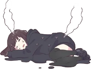 🤯-Menhera chan, Telegram Sticker