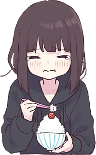 🍧-Menhera chan, Telegram Sticker