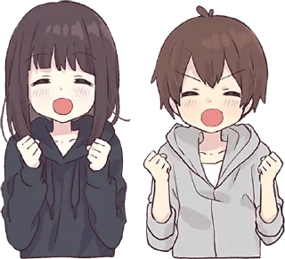 🙌-Menhera chan, Telegram Sticker