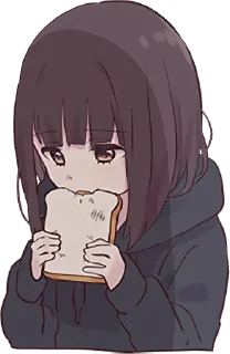 🥪-Menhera chan, Telegram Sticker