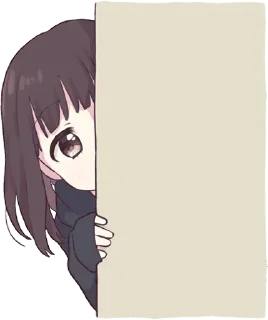 👀-Menhera chan, Telegram Sticker