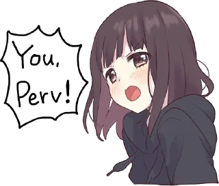 😡-Menhera chan, Telegram Sticker