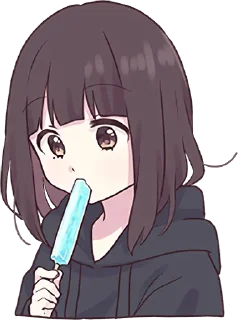 🍧-Menhera chan, Telegram Sticker