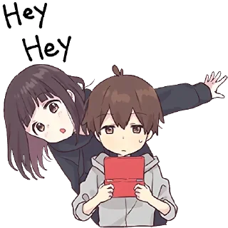👀-Menhera chan, Telegram Sticker