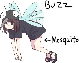🐜-Menhera chan, Telegram Sticker