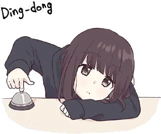 🔔-Menhera chan, Telegram Sticker