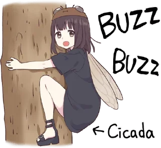 🦗-Menhera chan, Telegram Sticker