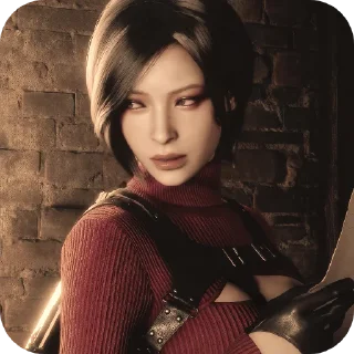 🌹-ada wong. @encrette, Telegram Sticker