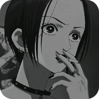 🚬-Nana Osaki. @encrette, Telegram Sticker