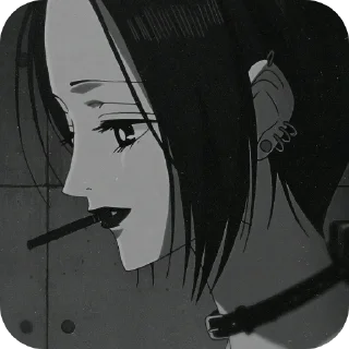🚬-Nana Osaki. @encrette, Telegram Sticker