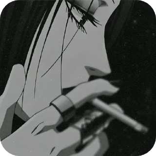 🚬-Nana Osaki. @encrette, Telegram Sticker