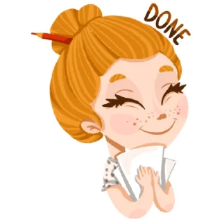 😊-I'm an artist, Telegram Sticker