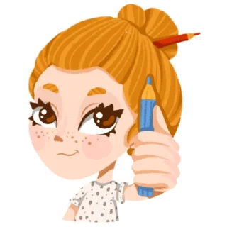 👍-I'm an artist, Telegram Sticker