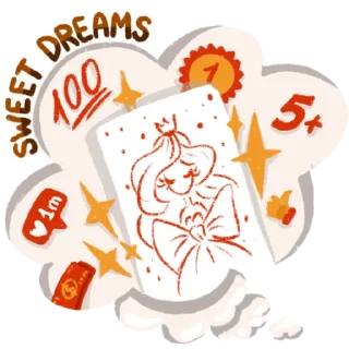 💫-I'm an artist, Telegram Sticker