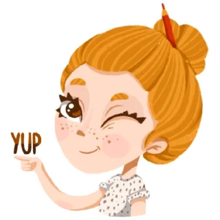 ☝️-I'm an artist, Telegram Sticker