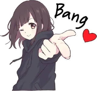 😉-English Chatting Stickers ( menhera chan ), Telegram Sticker