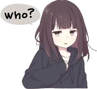 😒-English Chatting Stickers ( menhera chan ), Telegram Sticker