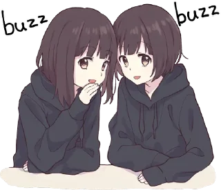 😏-English Chatting Stickers ( menhera chan ), Telegram Sticker