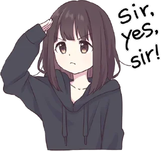 🤝-English Chatting Stickers ( menhera chan ), Telegram Sticker