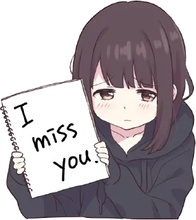 😘-English Chatting Stickers ( menhera chan ), Telegram Sticker