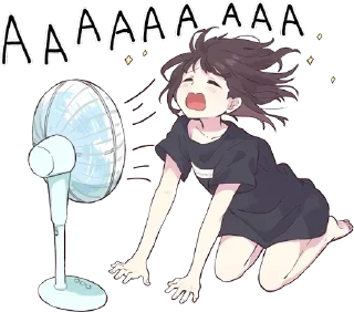 🎐-English Chatting Stickers ( menhera chan ), Telegram Sticker
