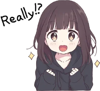 🤩-English Chatting Stickers ( menhera chan ), Telegram Sticker