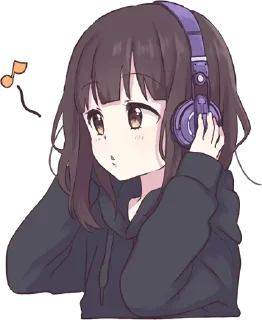 🎵-English Chatting Stickers ( menhera chan ), Telegram Sticker