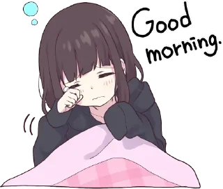 😴-English Chatting Stickers ( menhera chan ), Telegram Sticker
