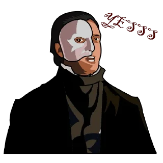 ✌️-THE PHANTOM OF THE OPERA, Telegram Sticker