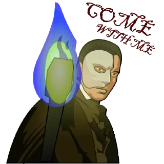 🤝-THE PHANTOM OF THE OPERA, Telegram Sticker