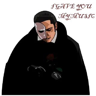 😢-THE PHANTOM OF THE OPERA, Telegram Sticker
