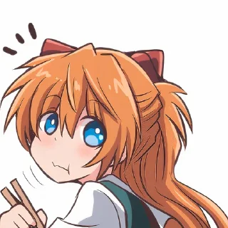😐-Evangelion @Toji_sama, Telegram Sticker