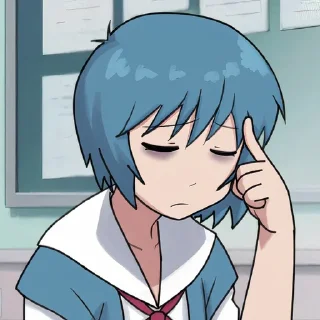 🤦‍♀-Evangelion @Toji_sama, Telegram Sticker