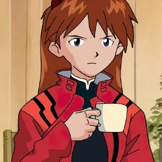 😕-Evangelion @Toji_sama, Telegram Sticker