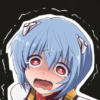 😭-Evangelion @Toji_sama, Telegram Sticker