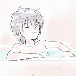 😌-Evangelion @Toji_sama, Telegram Sticker
