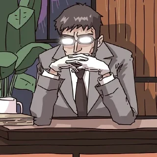 😕-Evangelion @Toji_sama, Telegram Sticker