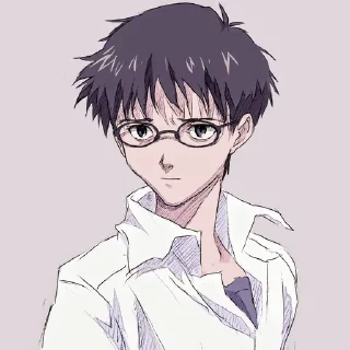 😕-Evangelion @Toji_sama, Telegram Sticker