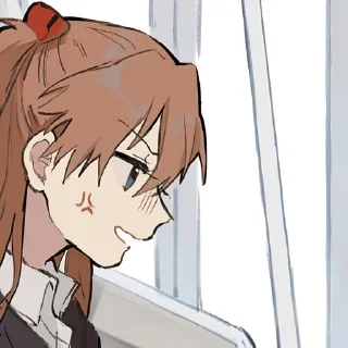 🤬-Evangelion @Toji_sama, Telegram Sticker