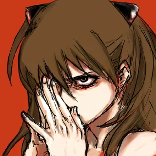 😤-Evangelion @Toji_sama, Telegram Sticker