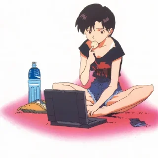 💻-Evangelion @Toji_sama, Telegram Sticker