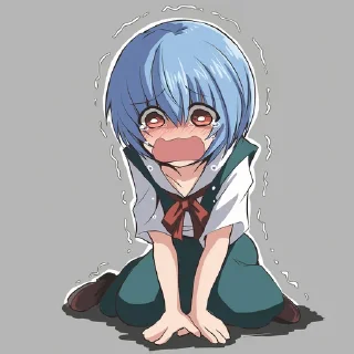 😭-Evangelion @Toji_sama, Telegram Sticker
