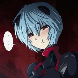 😐-Evangelion @Toji_sama, Telegram Sticker