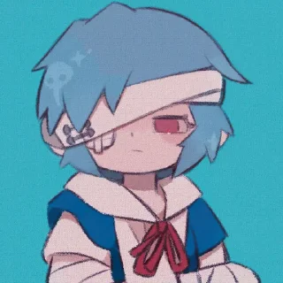 😐-Evangelion @Toji_sama, Telegram Sticker