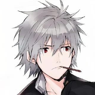 😕-Evangelion @Toji_sama, Telegram Sticker