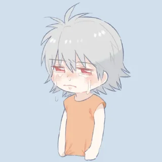 😭-Evangelion @Toji_sama, Telegram Sticker