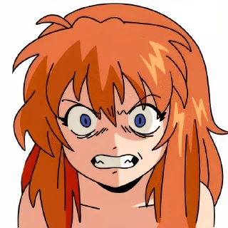 🤬-Evangelion @Toji_sama, Telegram Sticker