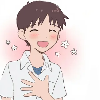 😊-Evangelion @Toji_sama, Telegram Sticker