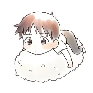 🍙-Evangelion @Toji_sama, Telegram Sticker