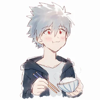 🍙-Evangelion @Toji_sama, Telegram Sticker